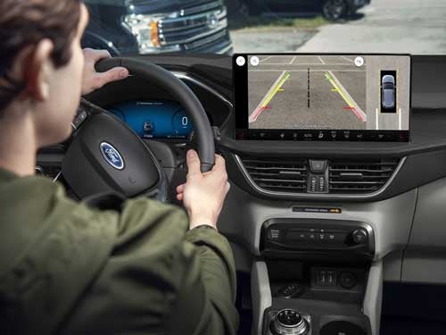 2023 Ford Escape touchscreen display showing 360 view