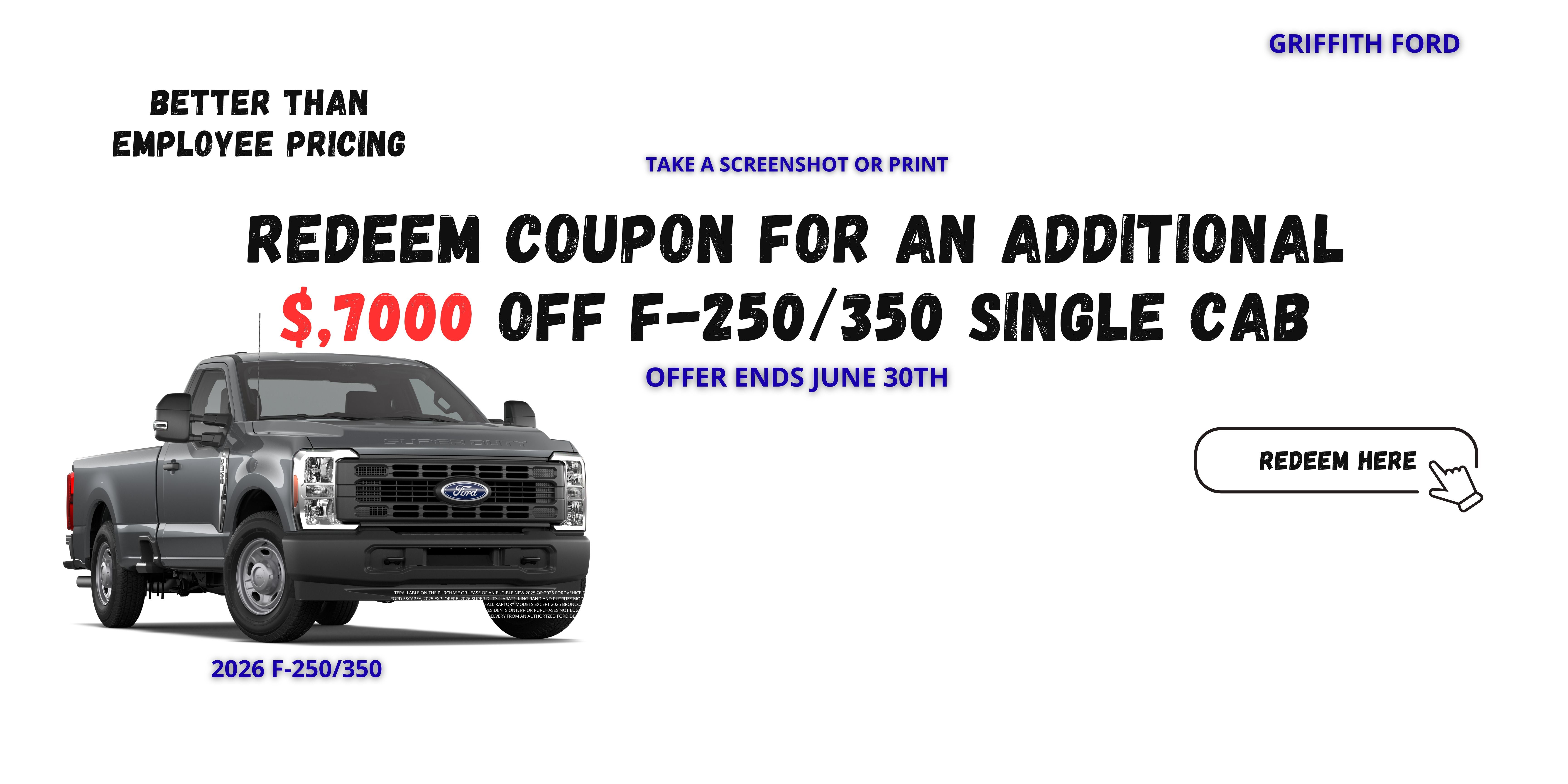 $7K OFF COUPON F-250/350 COUPON