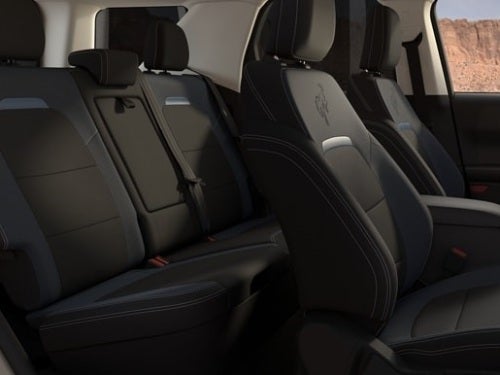 2024 Ford Bronco Sport interior view of front and back seats